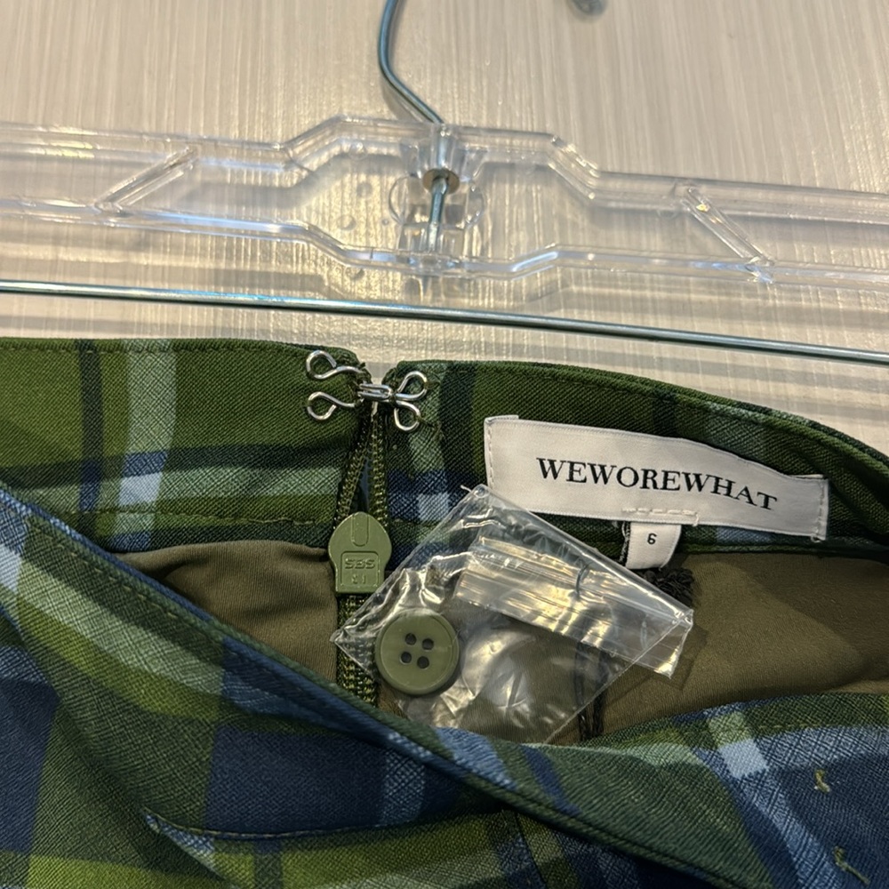 WeWoreWhat NWT Classic Plaid Tennis Skirt(Skort) with underneath Shorts. - Picture 8 of 8